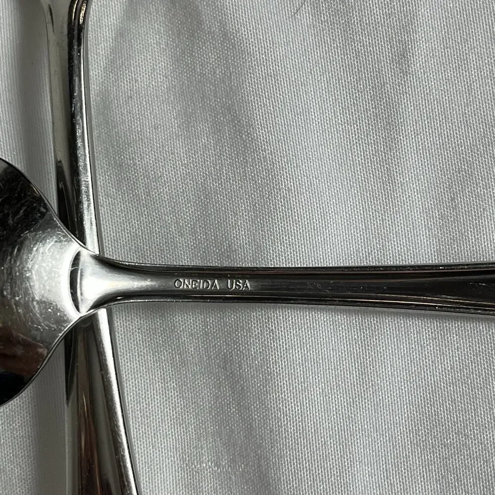 Oneida Small Spoons Set Of 4, made in USA, Stainless Steel